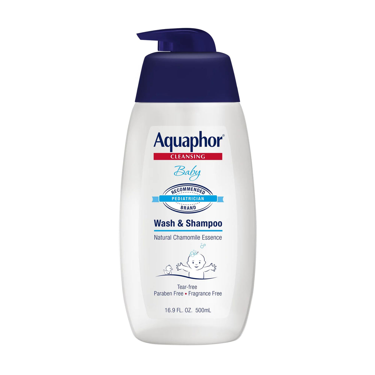 Aquaphor botella frontal mostrando el envase y facilidad de uso