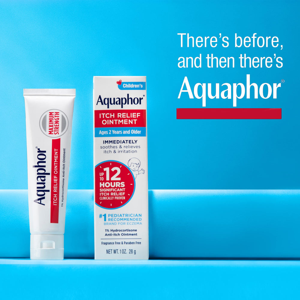 Aquaphor sobre piel ligeramente irritada, reduce enrojecimiento y picores