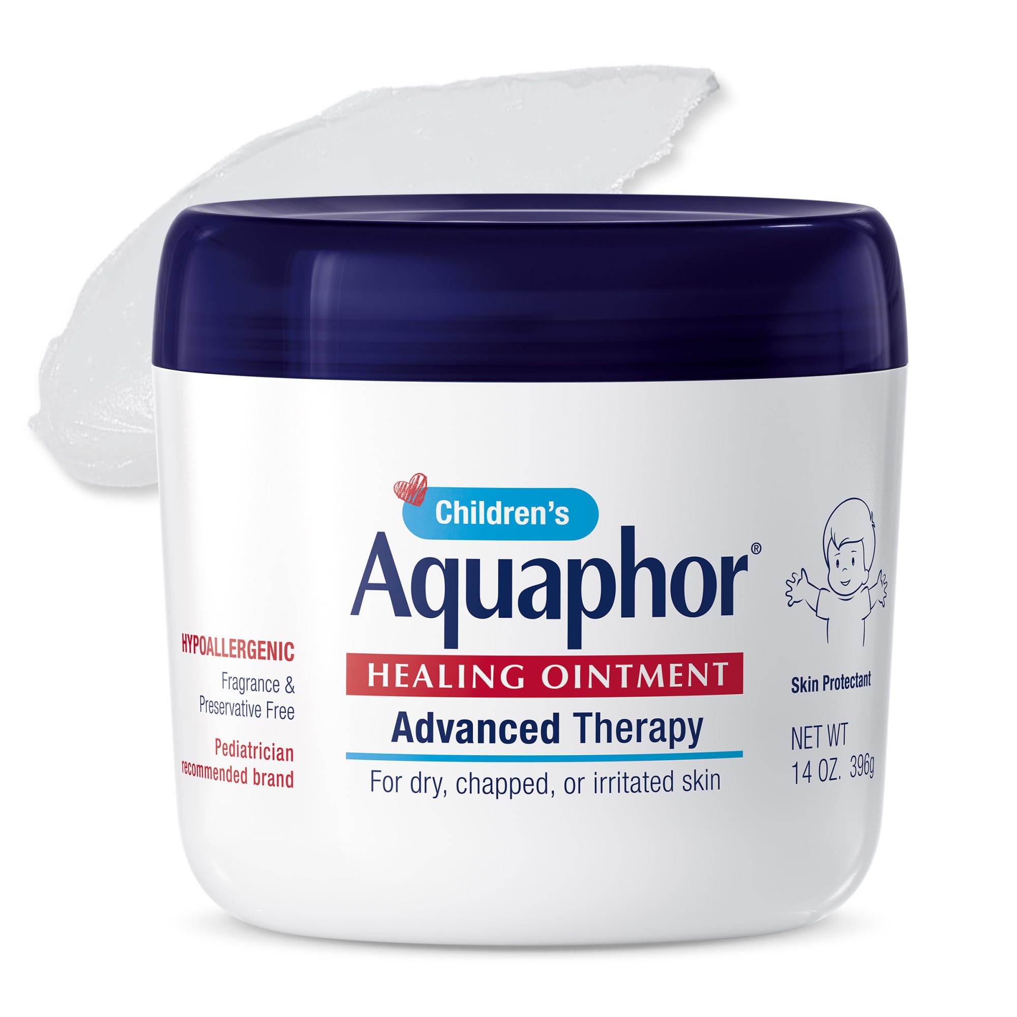 Aquaphor frasco 14 oz frontal mostrando envase familiar y protección