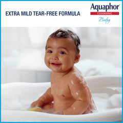 Aquaphor textura de espuma ligera que enjuaga sin resecar