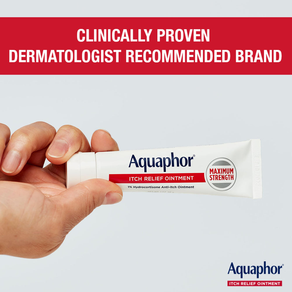 Pomada Aquaphor usada al aire libre tras mordedura de insecto