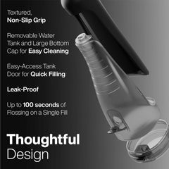 Aquasonic detalle del nozzle 360 grados que mejora alcance en ángulos