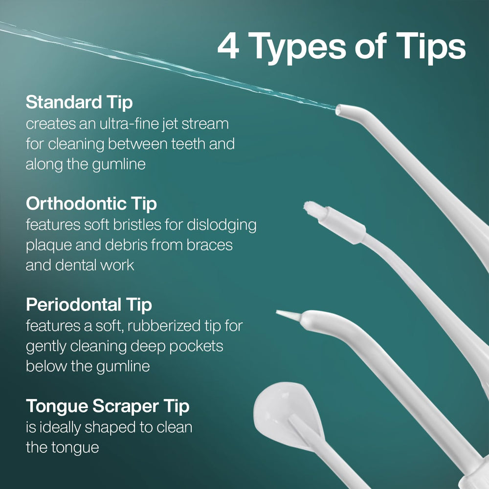 Aquasonic indicador LED de batería recargable que asegura uso prolongado