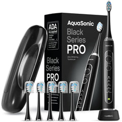 Aquasonic Black Series PRO vista frontal mostrando diseño elegante y potencia