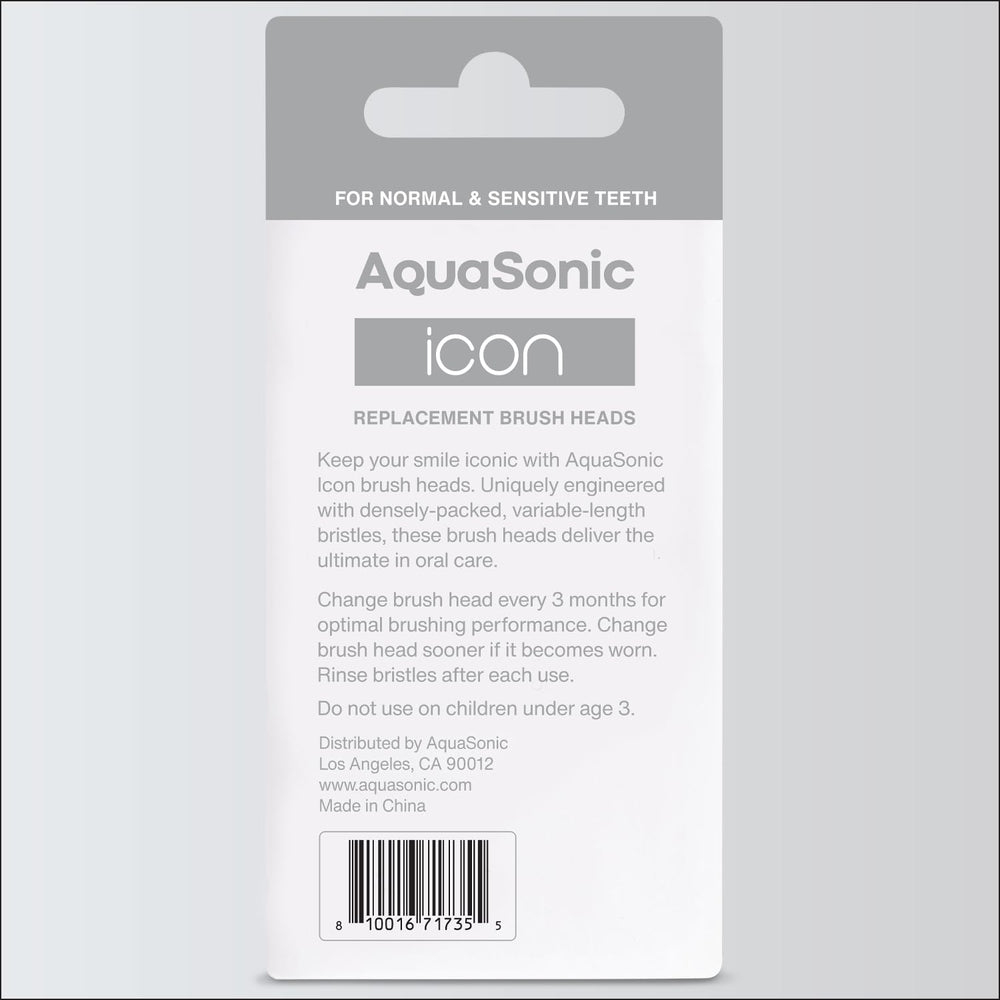 AquaSonic textura de cerdas demostrando suavidad y durabilidad