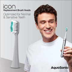 AquaSonic detalle de cerdas multi‑longitud que mejora limpieza entre dientes