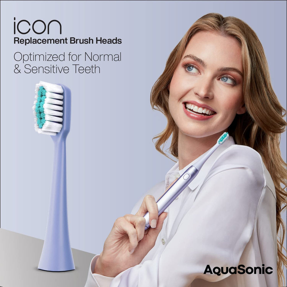 AquaSonic primer plano de filamentos multi-longitud que mejora limpieza interdental