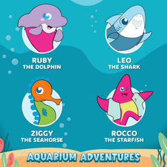 AquaSonic hoja de pegatinas impermeables para personalizar el flosser