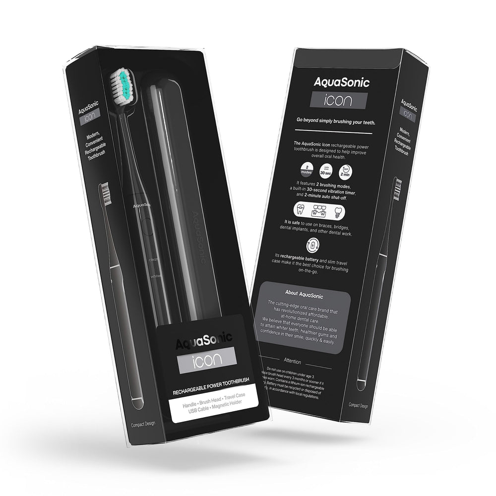 Aquasonic Icon cable de carga incluido para recargas rápidas