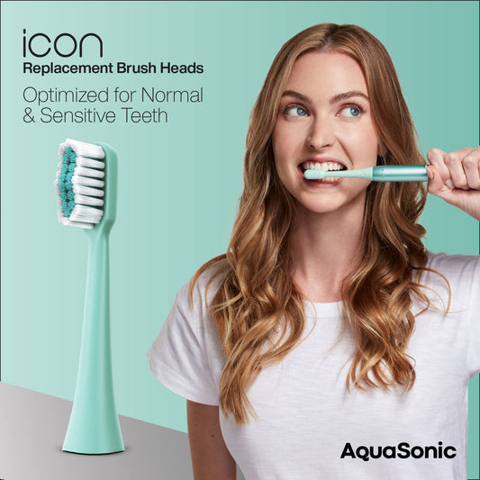 AquaSonic detalle de cerdas multilargo que alcanza entre dientes