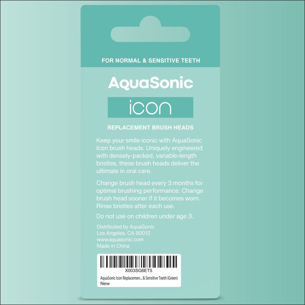 AquaSonic primer plano de textura de cerdas que protege encías
