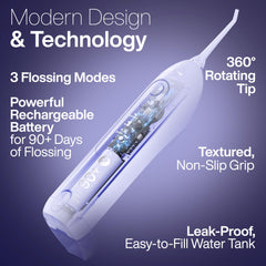 Aquasonic Icon en uso junto al lavabo demostrando facilidad y resistencia al agua