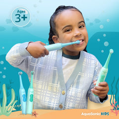 Aquasonic mango con personaje marino que motiva al cepillado diario