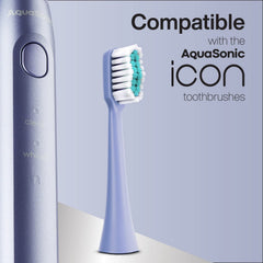 AquaSonic paquete doble lilac que facilita reemplazos y rotación entre usuarios