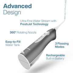 AquaSonic punta ortodóncica en primer plano para limpiar alrededor de brackets con precisión