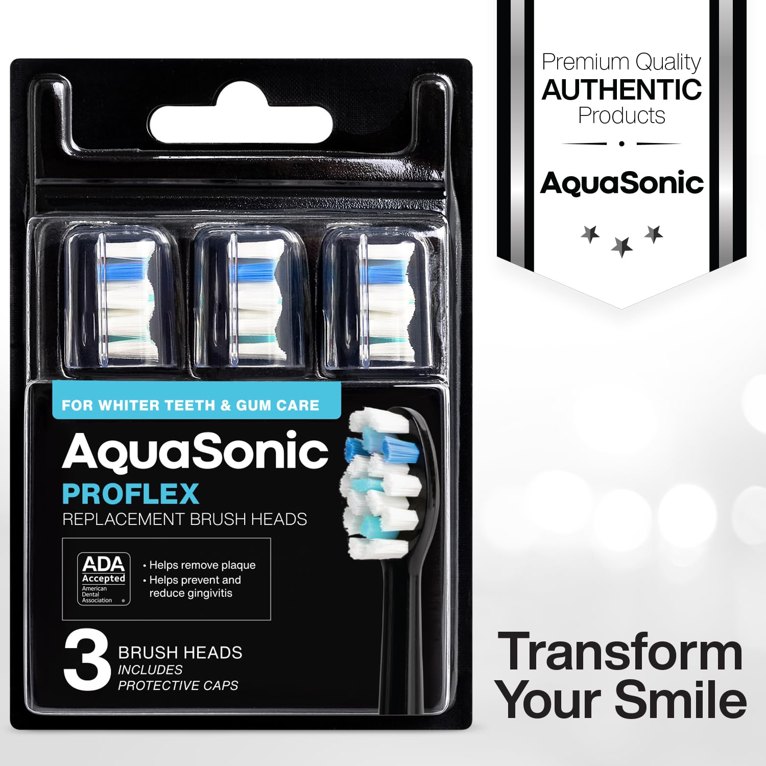 Aquasonic primer plano de textura de cerdas, durabilidad y suavidad