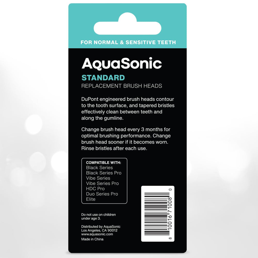 AquaSonic primer plano de textura de cerdas para limpieza suave
