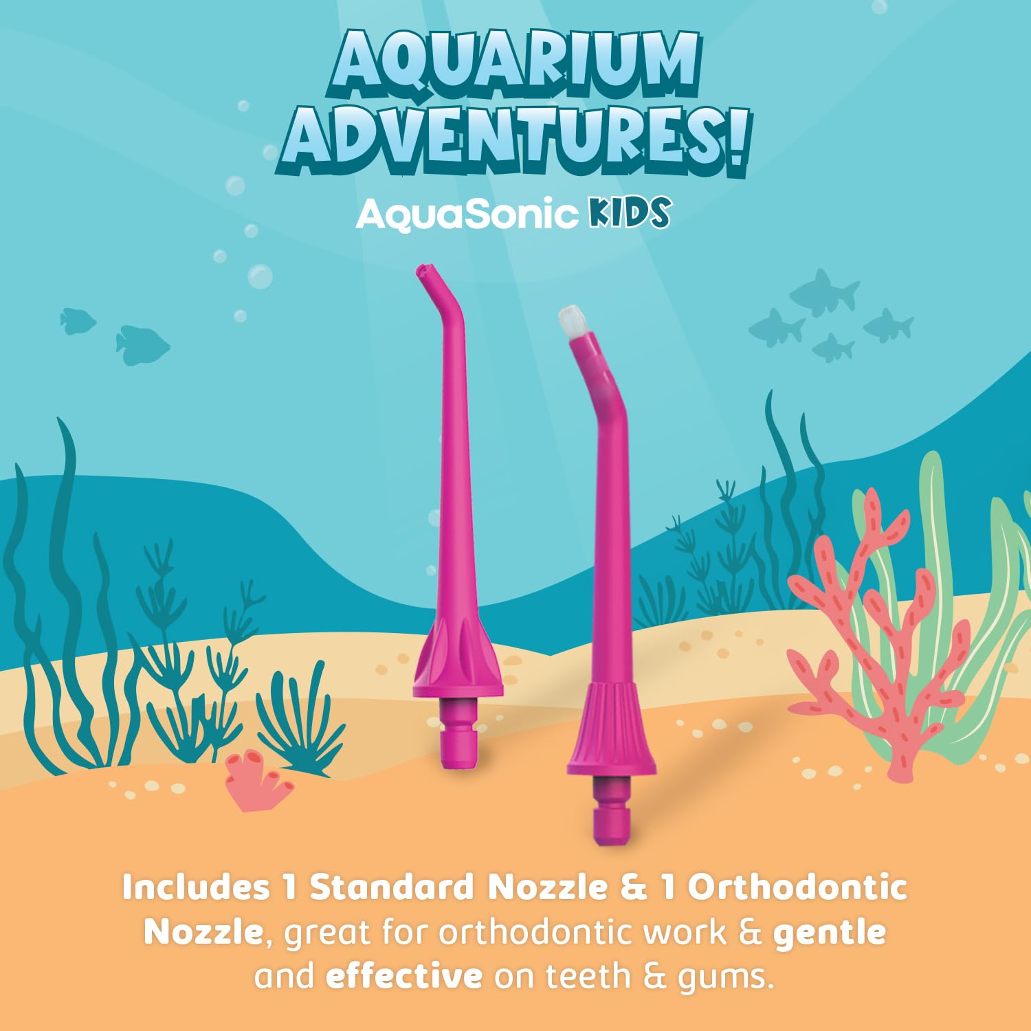 AquaSonic textura de la empuñadura de goma para mejor agarre y seguridad