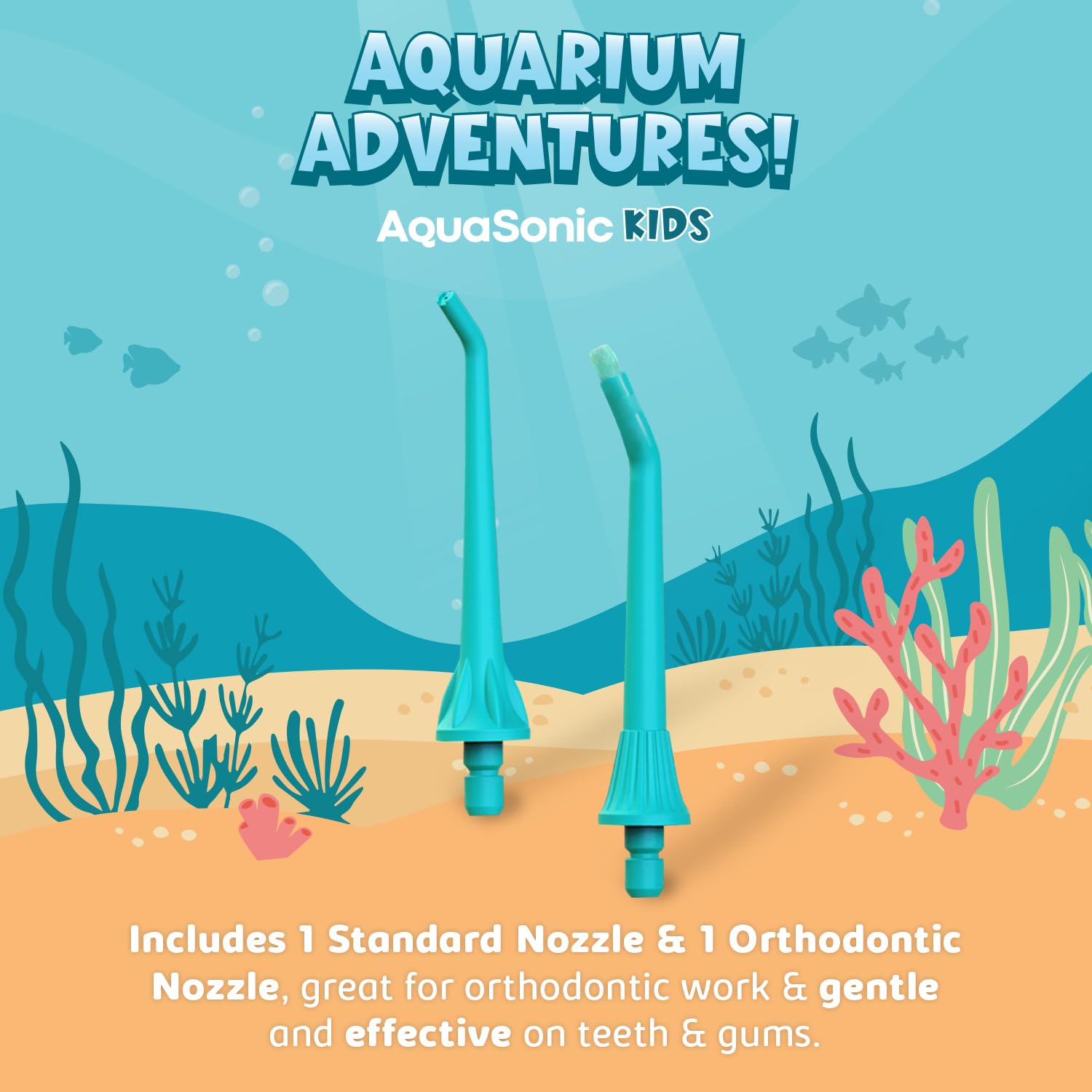 AquaSonic mango antideslizante que facilita el agarre y control