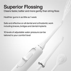 AquaSonic en uso en baño ilustrando limpieza combinada eficiente