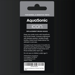 AquaSonic cabezal en uso en baño mostrando limpieza eficiente y cómoda