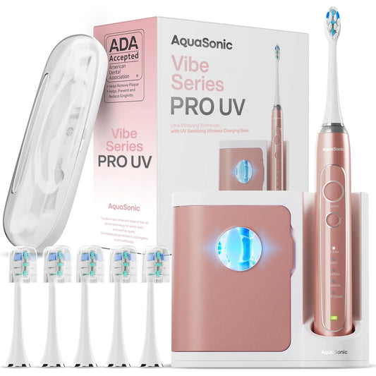 Aquasonic Vibe Series PRO vista frontal elegante y potente limpieza