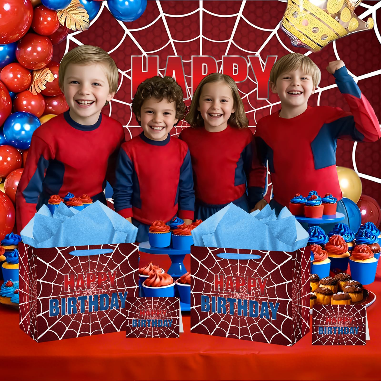 aqwithaj bolsa spider con regalo dentro, fácil transporte y entrega