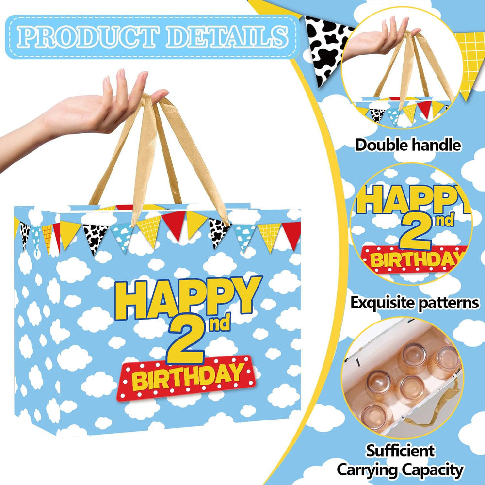 aqwithaj tarjeta de felicitación 2 años lista para mensaje personalizado