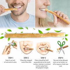 ARAQIN palitos miswak al vacío preservados para mantener frescura y seguridad
