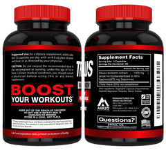 Arazo Nutrition cápsulas en mano para apreciar tamaño y dosificación