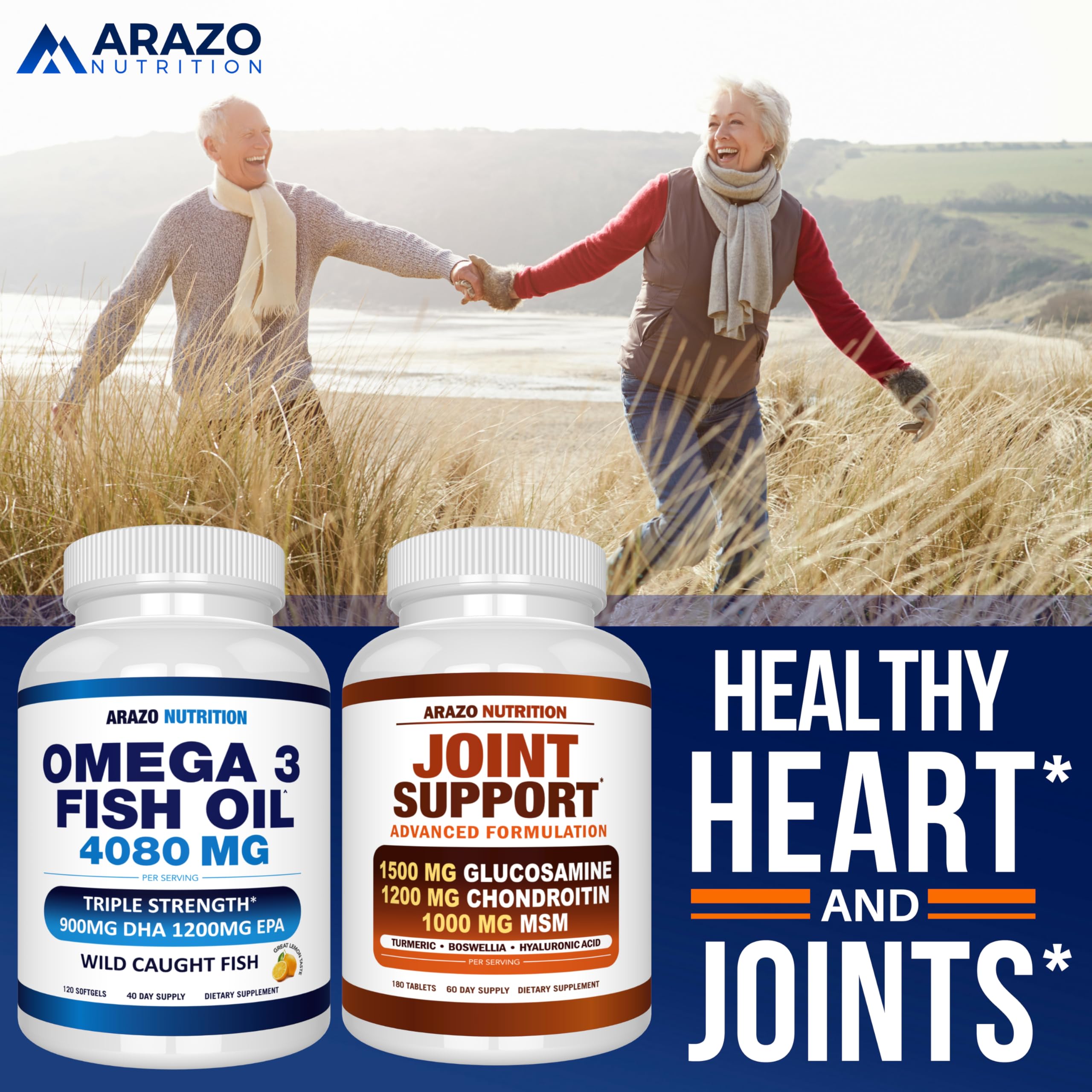 Arazo Nutrition frasco en cocina, uso diario conveniente y natural
