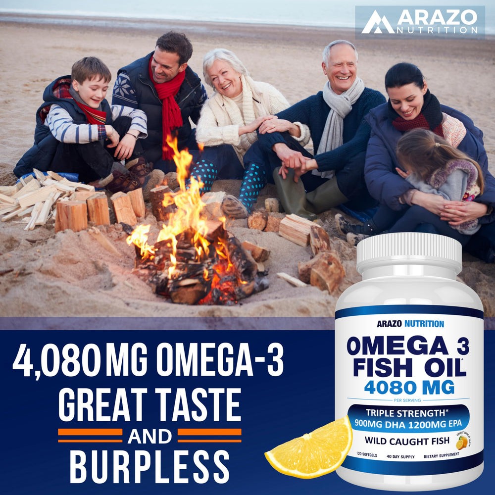 Arazo Nutrition sellos de certificación mostrando pesca sostenible
