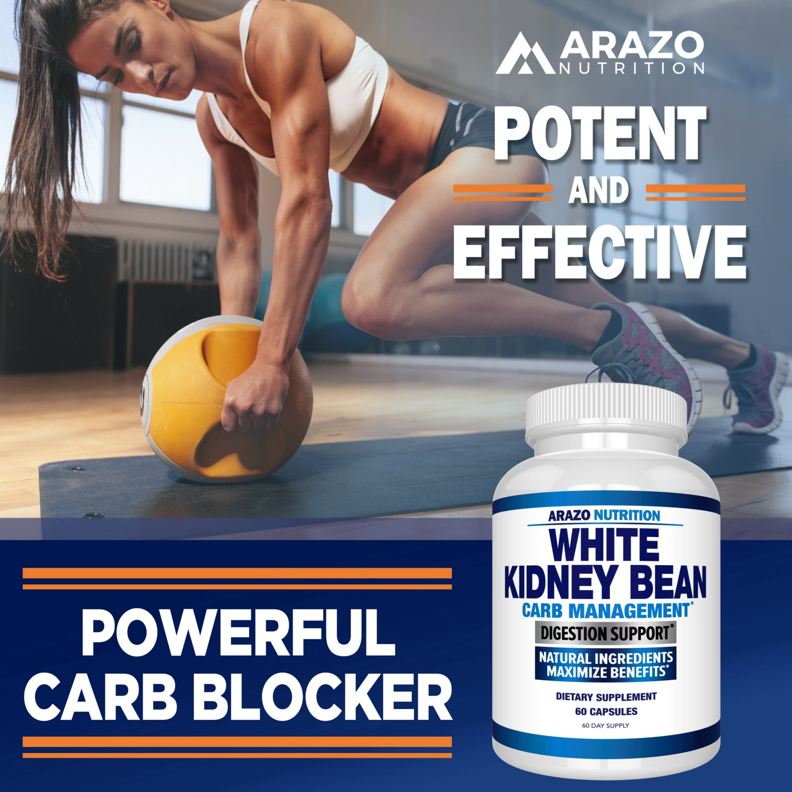 Arazo Nutrition cápsula al lado de una moneda para mostrar tamaño práctico