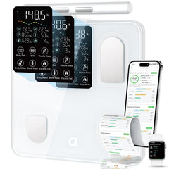 arboleaf vista frontal de plataforma de vidrio para mediciones precisas