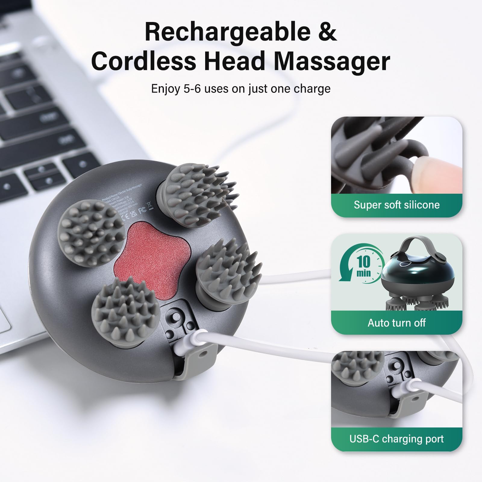 arboleaf comparación de tamaño en mano, ligero y portátil para viajes