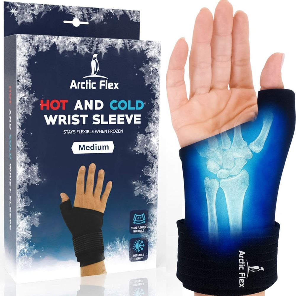 Arctic Flex empaque frontal mostrando el producto y beneficios visibles