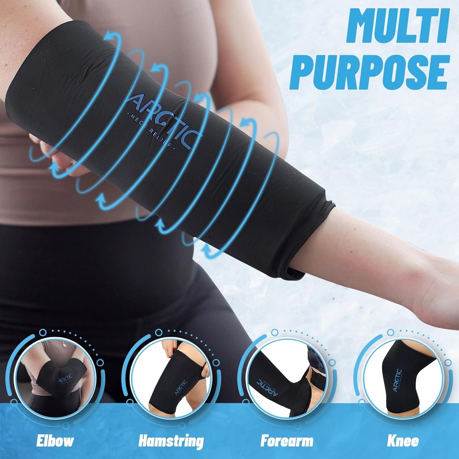 Arctic Neck Relief comparación de tamaño para elegir talla correcta fácilmente