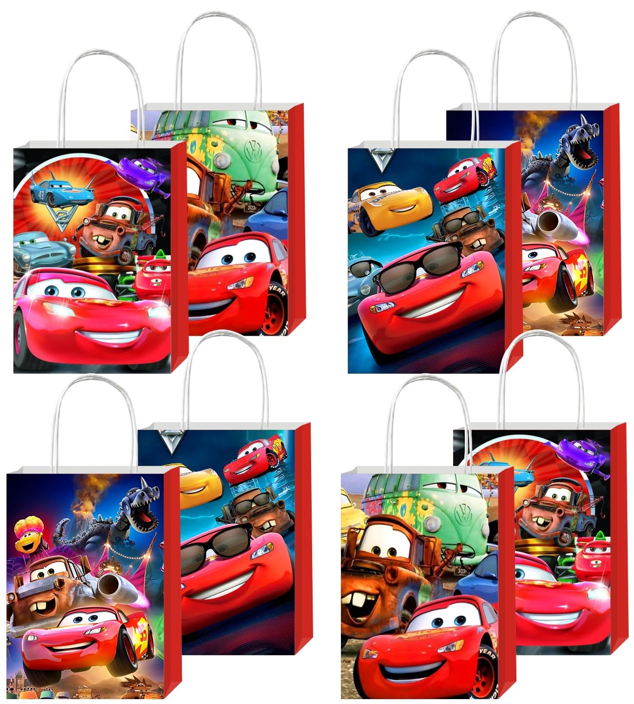 ARHAVI vista frontal del paquete de 12 bolsas, ideal para fiestas
