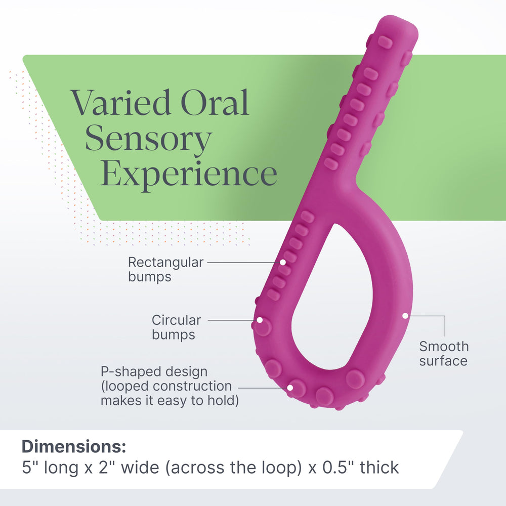ARK Therapeutic primer plano de la textura con bultos para estimulación oral variada