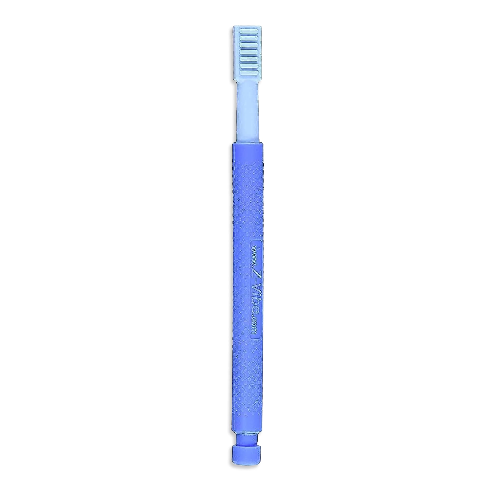ARK Therapeutic Z-Vibe frontal del producto mostrando diseño y color azul real, útil para terapias