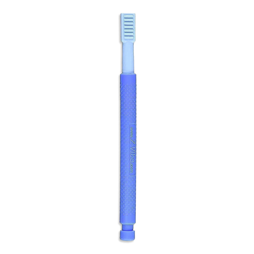 ARK Therapeutic Z-Vibe frontal del producto mostrando diseño y color azul real, útil para terapias