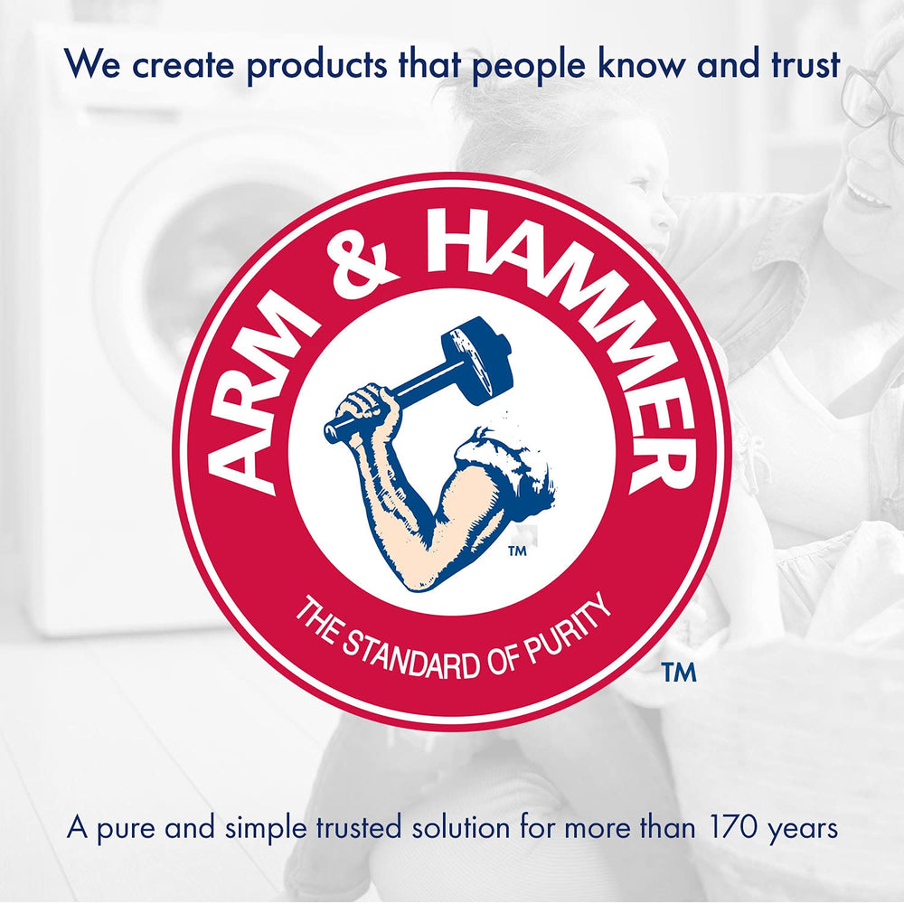 Arm & Hammer ambientación en un armario mostrando zapatos frescos y ordenados