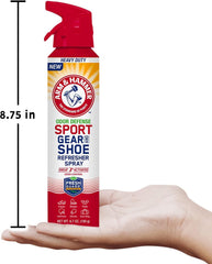 Arm & Hammer spray refrescando bolsa de gimnasio y evitando malos olores