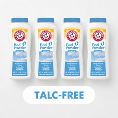 Arm & Hammer comparación de tamaño con mano, formato portátil
