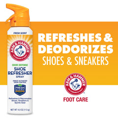 Arm & Hammer detalle de la boquilla para aplicación precisa dentro del zapato