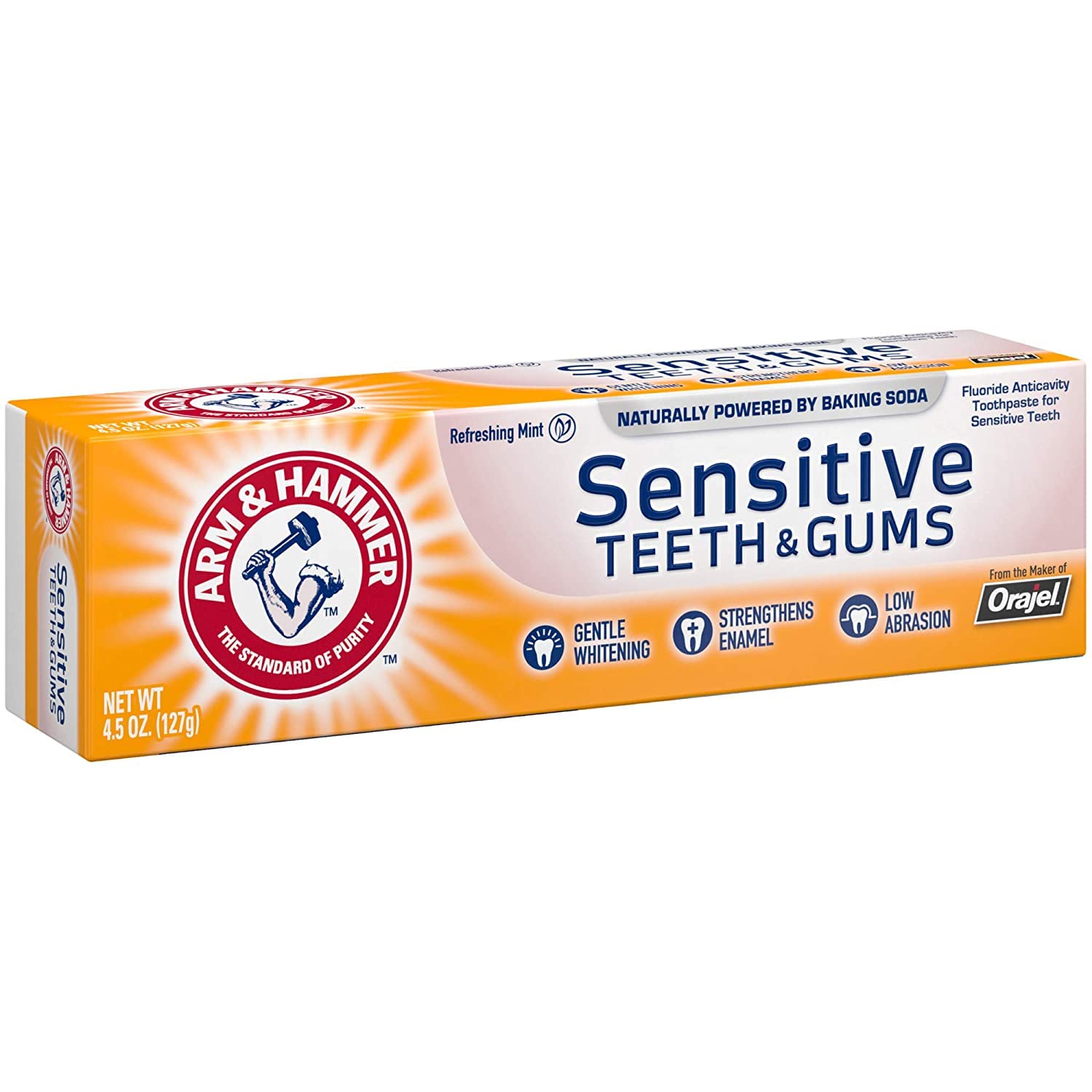 Arm & Hammer familia usando pasta dental, cuidado bucal para todos