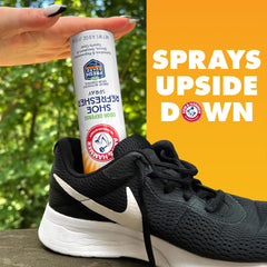 Arm & Hammer etiqueta con instrucciones y beneficios visibles y claras