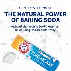 Arm & Hammer close-up etiqueta con ingredientes y beneficios claros