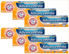 Arm & Hammer frontal del empaque mostrando marca y beneficio blanqueador
