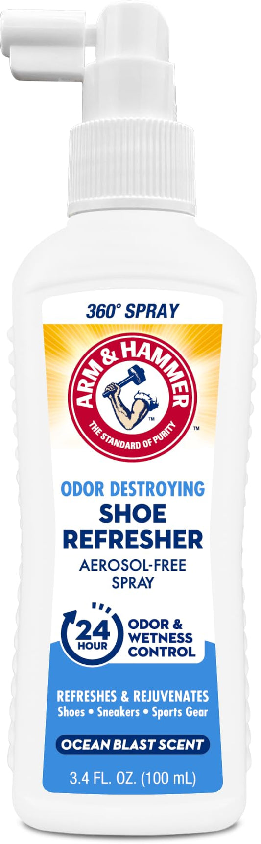 Arm & Hammer envase frontal mostrando diseño y beneficio de neutralizar olores